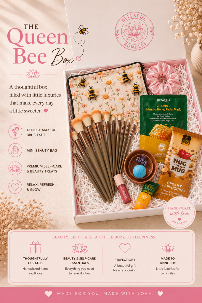 Blissful Bundles Queen Bee self-care gift box