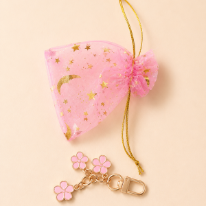 Floral keepsake keychain included in the Just Because gift box