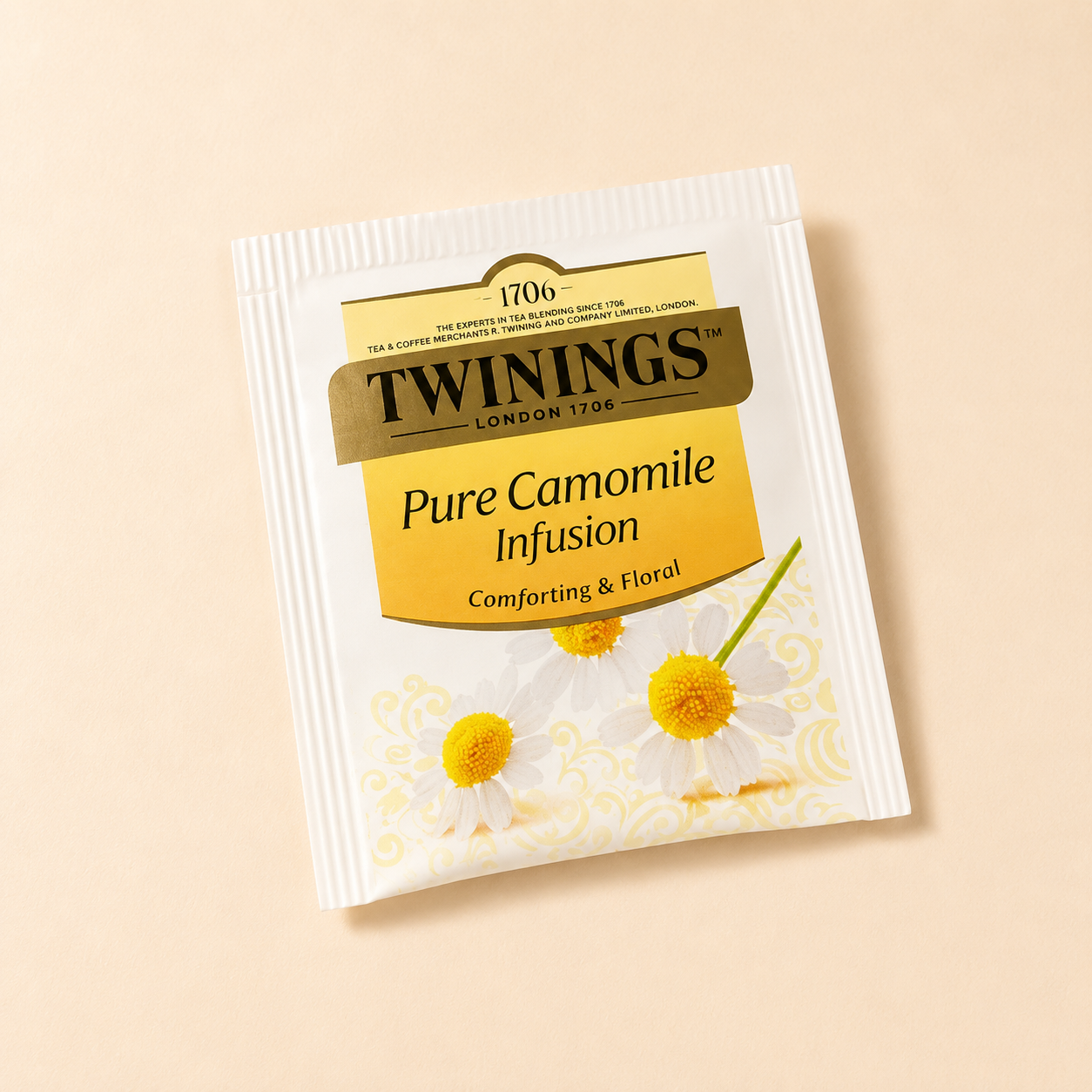 Premium camomile tea included in the Just Because gift box